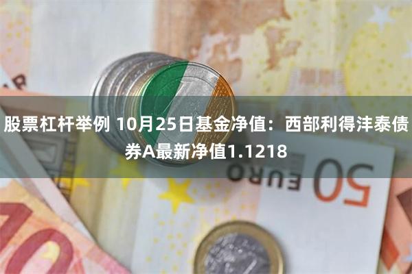 股票杠杆举例 10月25日基金净值：西部利得沣泰债券A最新净值1.1218